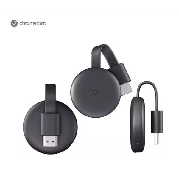 Google Chromecast 3 Smart TV (Sin Transformador USB Black